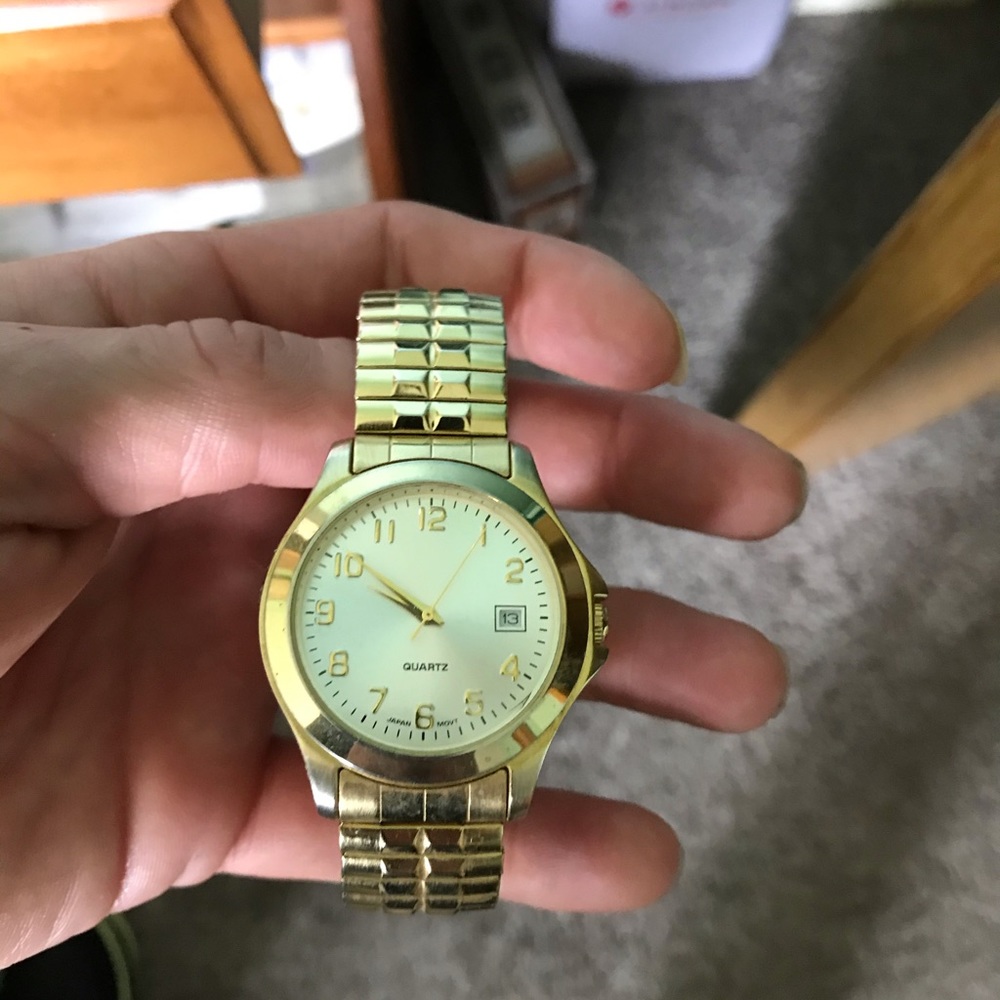 Luxury gold watch